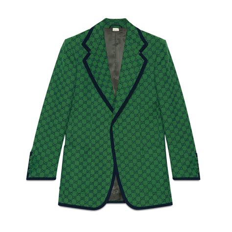 gucci greenjacket|gucci gg jacket.